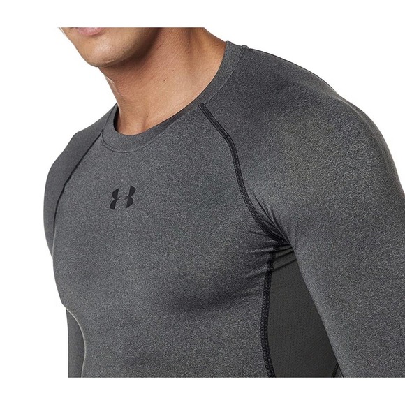 Under Armour Men's HeatGear Armour Compression Long Sleeve T-Shirt Size XXL - Picture 4 of 5